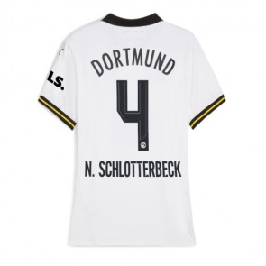 Billiga Borussia Dortmund Nico Schlotterbeck #4 Tredjeställ Dam 2024-25 Kortärmad